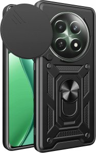Etui do Realme 12 5G | 12x 5G PANCERNE SLIDE RING CASE + SZKŁO OCHRONNE 9H 6