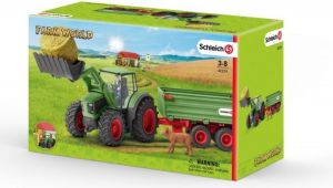 Figurka Schleich Traktor z przyczepą 1