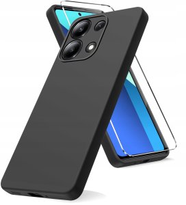 Etui do Xiaomi Redmi Note 13 Pro 4G SILIKON MATT + SZKŁO OCHRONNE 9H 2