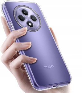 Etui do Oppo Reno 12 F 5G | 12 FS 5G WZMACNIANE 360 CLEAR + Szkło 9H 3