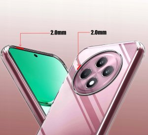 Etui do Oppo Reno 12 F 5G | 12 FS 5G WZMACNIANE 360 CLEAR + Szkło 9H 5