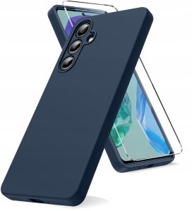krainaGSM Etui do Samsung Galaxy M55 5G CASE SOFT MATT PLECKI MATOWE + SZKŁO 2