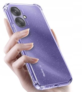 Etui do Xiaomi Redmi 13C 5G ANTI-SHOCK CLEAR CASE + Szkło 9H 3