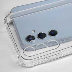 Etui do Samsung Galaxy M34 5G ANTI-SHOCK CLEAR CASE + Szkło OCHRONNE 9H 4