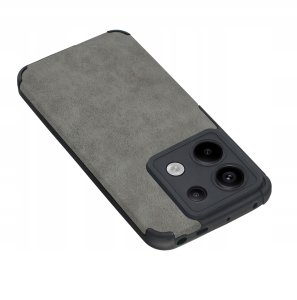 Etui do Xiaomi Redmi Note 13 Pro 4G silikonowe SKÓRZANE VINTAGE + Szkło 9H 3