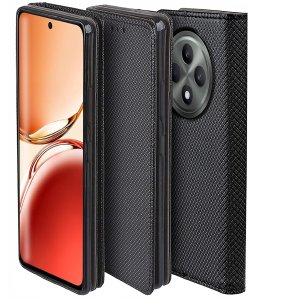 Etui do Oppo Reno 12 F 5G | 12 FS 5G SMART MAGNET CASE PORTFEL + SZKŁO 9H 6