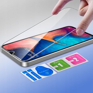 ZESTAW Etui do Samsung Galaxy A40 CASE Gumowe Matowe Silikon +2X SZKŁO 4