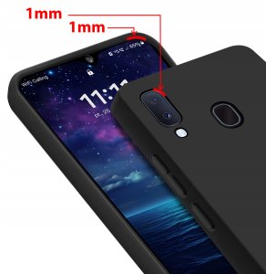 ZESTAW Etui do Samsung Galaxy A40 CASE Gumowe Matowe Silikon +2X SZKŁO 5