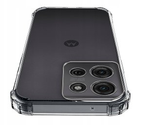 krainaGSM Etui do Motorola Moto G75 5G ANTI-SHOCK CLEAR CASE + Szkło OCHRONNE 9H 3
