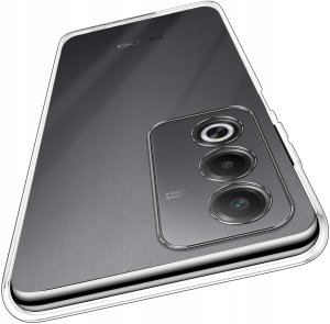 Etui do Oppo A80 5G WZMACNIANE 360 CLEAR + Szkło OCHRONNE 9H 2