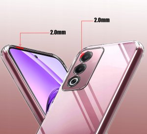 Etui do Oppo A80 5G WZMACNIANE 360 CLEAR + Szkło OCHRONNE 9H 4