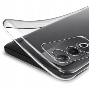 Etui do Oppo A80 5G WZMACNIANE 360 CLEAR + Szkło OCHRONNE 9H 6