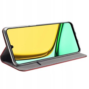 Etui do Realme C61 | C63 SMART MAGNET CASE PORTFEL + SZKŁO OCHRONNE 9H 4