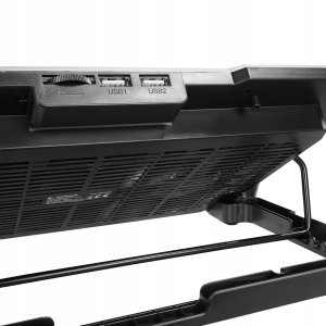 Podstawka chłodząca Rampage FREEZ pod laptop 9-17'' RGB 6 wentylatorów, czarna 6