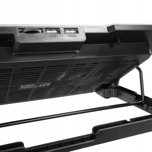 Podstawka chłodząca Rampage FREEZ pod laptop 9-17'' RGB 6 wentylatorów, srebrna 6