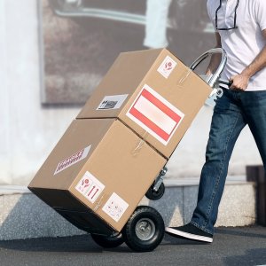 Wózek transportowy magazynowy składany aluminiowy 363 kg 6