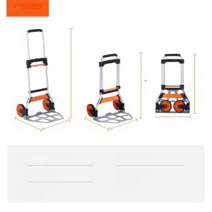 Wózek transportowy magazynowy składany aluminiowy 125 kg 2
