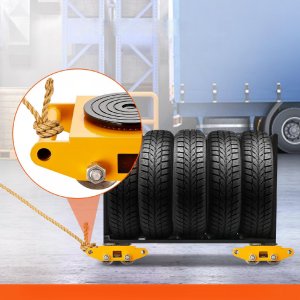 Vevor Wózki Rolki Transportowe do Ciężkich Ładunków 4 Sztuki 4