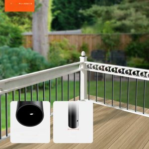 Tralki Balkonowe Balustrada Aluminiowa Okrągła 19x19x810mm 101 szt. 2