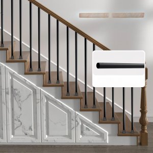 Tralki Balkonowe Balustrada Aluminiowa Okrągła 19x19x810mm 101 szt. 4