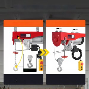 Wyciągarka Elektryczna Łańcuchowa Podnośnik Warsztat 1200 kg 230V Pilot 11