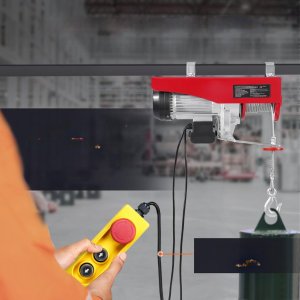 Wyciągarka Elektryczna Łańcuchowa Podnośnik Warsztat 1200 kg 230V Pilot 3