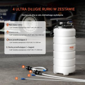 Wysysarka Ekstraktor do Zmiany Oleju 15 L 4