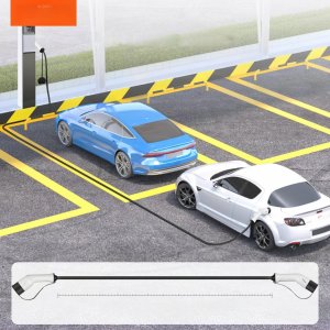 Kabel do ładowania samochodów Vevor Ładowarka Type 2 EV 32A 7m 22kW kabel do samochodu elektrycznego TPU 2