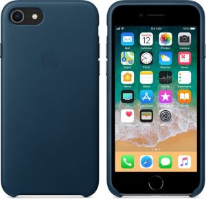 Apple Skórzane etui do iPhone’a 8/7 galaktyczny błękit (MQHF2ZM/A) 3