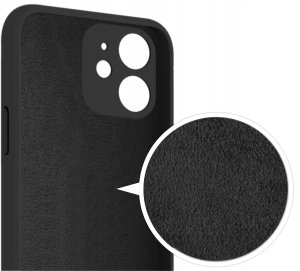 Etui do Apple iPhone 12 Mini CASE Silicone ELASTYCZNE + Szkło OCHRONNE 9H 5