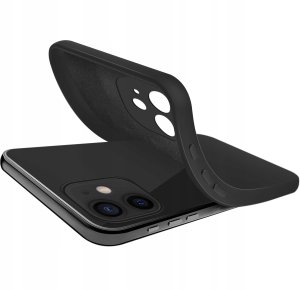 Etui do Apple iPhone 12 Mini CASE Silicone ELASTYCZNE + Szkło OCHRONNE 9H 6