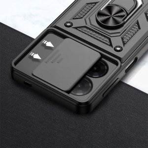 Etui do Xiaomi Redmi A5 PANCERNE SLIDE RING CASE + SZKŁO 9H 6