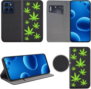 krainaGSM Etui do Motorola Edge 60 | 60 Fusion MAGNET WZORY CASE PORTFEL 2