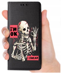 Etui do Honor 400 MAGNET WZORY CASE PORTFEL + SZKŁO 9H 5