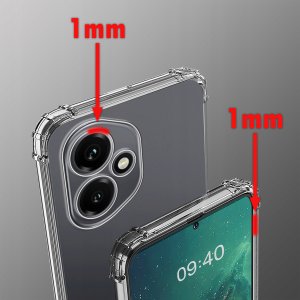 ZESTAW Etui do Honor 400 ANTI-SHOCK CLEAR + 3 SZTUKI SZKŁO 9H 2