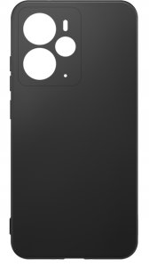 krainaGSM ZESTAW Etui do Realme 14 5G | Matowe Czarne Silikon Slim +SZKŁO 8