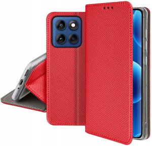 krainaGSM Etui z klapką do Motorola Edge 60 | 60 Fusion Zamykane Futerał + Folia 5