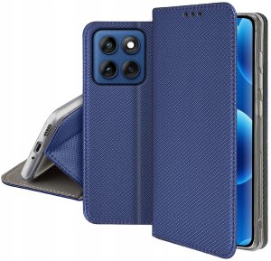 krainaGSM Etui z klapką do Motorola Edge 60 | 60 Fusion Zamykane Futerał + Folia 5