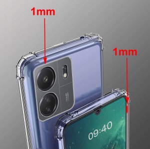 Etui do Xiaomi Redmi 13C | Poco C65 ANTI-SHOCK CLEAR CASE + Szkło OCHRONNE 2