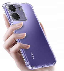 Etui do Xiaomi Redmi 13C | Poco C65 ANTI-SHOCK CLEAR CASE + Szkło OCHRONNE 5