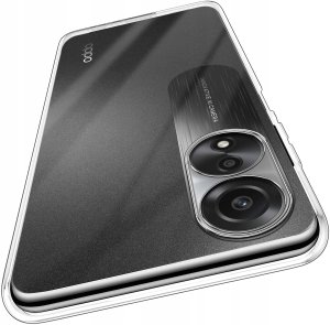 Etui do Oppo A78 4G WZMACNIANE 360 CLEAR + Szkło 9H 3