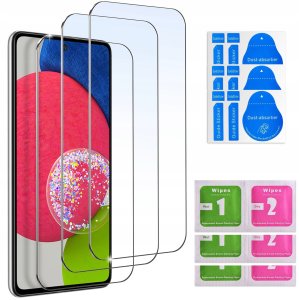 ZESTAW Etui do Samsung A52 5G Matowe Czarne Silikon Slim + 3 SZTUKI SZKŁO 4