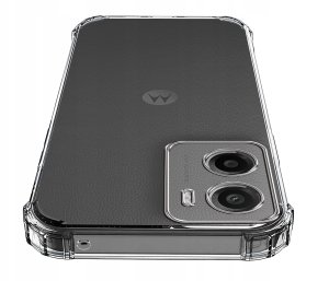 krainaGSM ZESTAW Etui do Motorola Moto G05 | E15 ANTI-SHOCK WZMACNIANE 3 SZTUKI SZKŁO 5