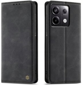 ETUI do Xiaomi Redmi Note 13 Pro 5G | SKÓRZANE PORTFEL BOOK CASE + Szkło 9H 3