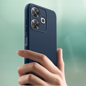 krainaGSM Etui do Xiaomi Redmi 13 4G CASE MATT PLECKI + SZKŁO OCHRONNE 9H 5