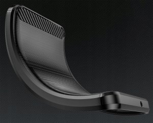 Etui do Motorola Moto G35 5G Pancerne Carbon CASE + Szkło OCHRONNE 9H 7