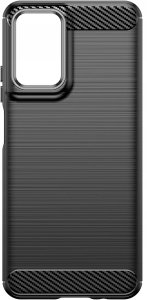 Etui do Motorola Moto G35 5G Pancerne Carbon CASE + Szkło OCHRONNE 9H 8