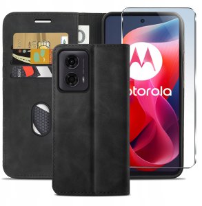 krainaGSM ETUI z KLAPKĄ do Motorola G24|G24 POWER|G04|E14 Zamykane Magnetyczne +Szkło 2