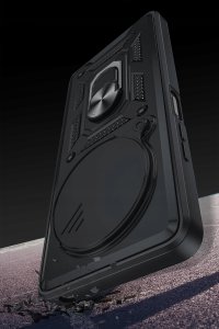 krainaGSM Etui do Xiaomi Redmi A4 PANCERNE SLIDE RING CASE + SZKŁO 9H 3