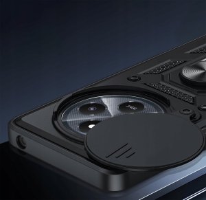 krainaGSM Etui do Xiaomi Redmi A4 PANCERNE SLIDE RING CASE + SZKŁO 9H 5